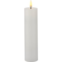 Sille Exclusive LED Ljus, Ø5 x H20 cm, Vit
