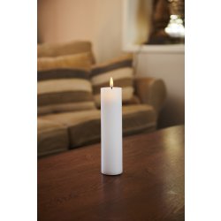 Sille Exclusive LED Ljus, Ø5 x H20 cm, Vit