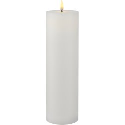 Sille Exclusive LED Ljus Ø7,5 x H25 cm, Vit