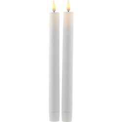 Sille Tall LED Lys, H25 cm, Hvid