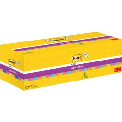 Post-it Super Sticky Notes. 24 blokke 76 x 76 mm