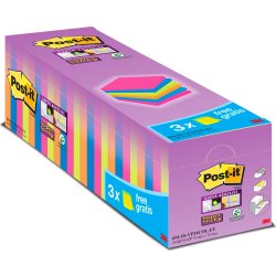 Post-it Super Sticky Notes | Color | 76x76 mm