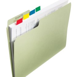 Post-it indexfane, rød 25x43 mm