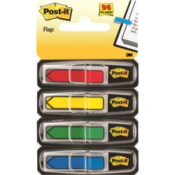 Post-it markeringspilar (4 färger) 12,5 x 43 mm