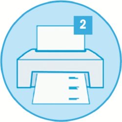 Esselte Maxi register A4, 1-12, til print