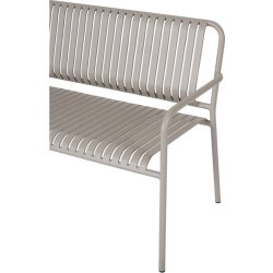 Stella Trädgårdsbänk 140x56cm, grå