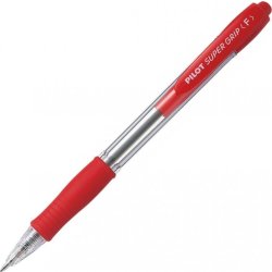 Pilot Super Grip kulspetspenna, fine, röd