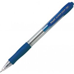 Pilot SuperGrip kuglepen, medium, blå