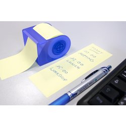 iNFO Roll Notes Dispenser m. rulle | 60 mm x 10 m