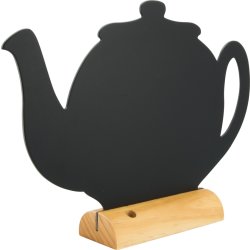 Securit Silhouette Wood Bordsskylt | Teapot