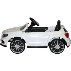 Eldriven Mercedes AMG GLA45 barnbil, 12V, vit