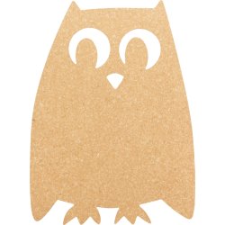 Securit Silhouette Owl Korktavla