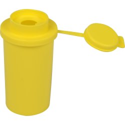 Uson kanylbehållare rund fickmodell | Gul | 100 ml