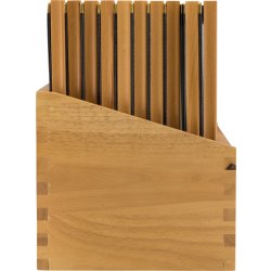 Securit Wood Menypärm | A4 | Svart | 20 st
