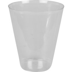 Plastglas, PS, Genomskinliga, 20 cl, 50 st.