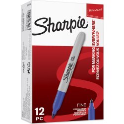 Sharpie Permanent Marker | Fine Point | Blå