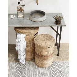 House Doctor Chaka tvättkorg, natur 2 st.