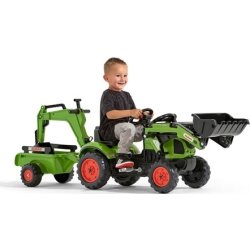 Falk Class traktor med grävskopa