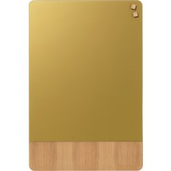 NAGA Glassboard tavla med ekfanér 60x80 cm | guld