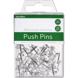 Office Push Pins | Transparenta | 25 st