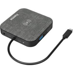HAMA USB-C Hub Multiport 12x portar & Qi