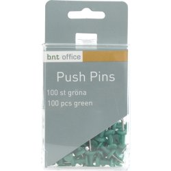 Office Push Pins kartnålar | Gröna | 100 st.