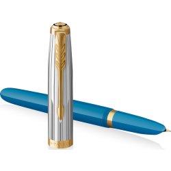 Parker 51 Premium Turquiose GT Reservoarpenna | M