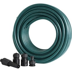 Grouw trädgårdsslang med kopplingssats, 1/2''