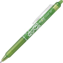 Pilot FriXion Clicker penna, 0,7 mm, ljusgrön