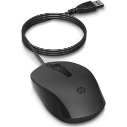 HP 150 trådbunden mus | Svart