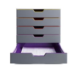 Durable Varicolor förvaringsbox med 5 lådor