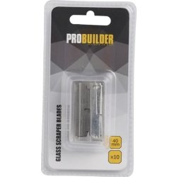 Probuilder glasrakblad, 40 mm, 10 st.