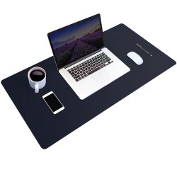 Kozo skrivbordsunderlägg | 90x43 cm | Svart/svart