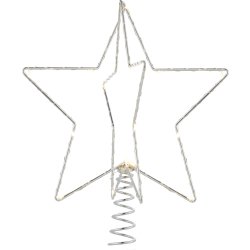 Christina julgranstopp, stjärna, H25 cm, silver