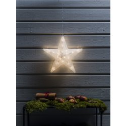 Julstjärna av akryl | 40 cm | 40 LED