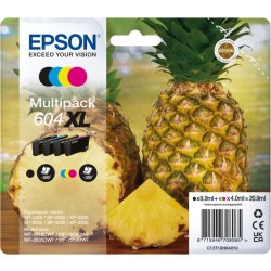 Epson T604XL bläckpatron, flerpack