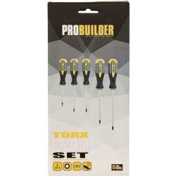 Probuilder skruvmejselsats Torx, 5 delar