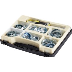 Probuilder slangklämmor ass. m/skruvmejsel 50 st