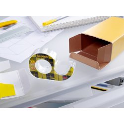 Scotch tejp, dubbelhäftande 12 mm x 6,3 m