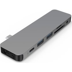 Hyper Solo 7-i-1 USB-C Hub | Grå