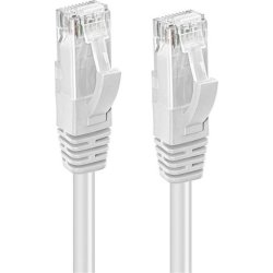 MicroConnect CAT6 UTP-nätverkskabel | 7,5 m | Vit