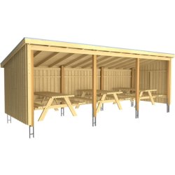 Plus Nordic matkassehus, 3-moduligt, typ 1C