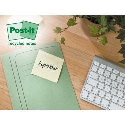 Post-it Super Sticky Notes | Rec. | Gul | 47x47 mm