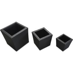 OUTDOOR blomkruka - Set om 3 st.