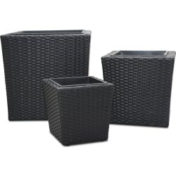 OUTDOOR blomkruka - Set om 3 st.