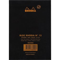 Rhodia Basics anteckningsblock | A6 | Linjerat