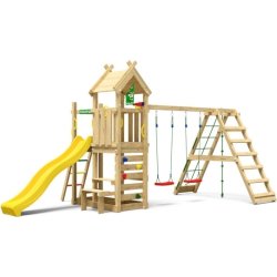 Jungle Gym Teepee lektorn, klättring + gul rutsch