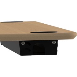 Universal kabelränna, 96-166 cm, Svart