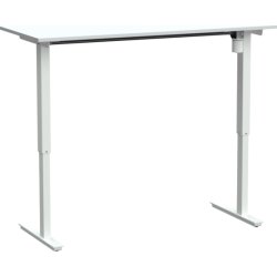 HeighTivity höj- och sänkbart bord, 60x140 cm, vit