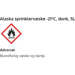 Alaska sprinklervätska, -21 °C, Dunk, 5 l
